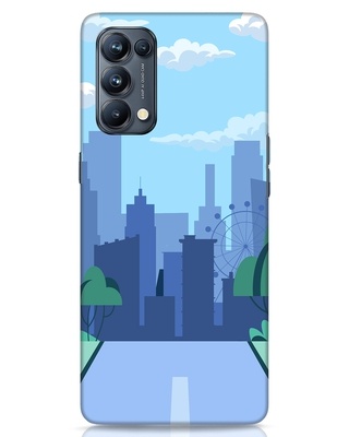 Shop Panda Scooter Designer Hard Cover for Oppo Reno 5 Pro-Front