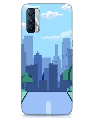 Shop Panda Scooter Designer Hard Cover for Realme X7-Front