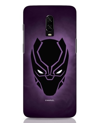 Shop Panther Black OnePlus 6T Mobile Cover-Front