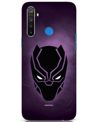 Shop Panther Black Realme 5 Mobile Cover-Front