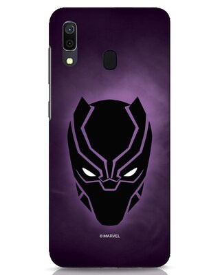 Shop Panther Black Samsung Galaxy A30 Mobile Cover-Front