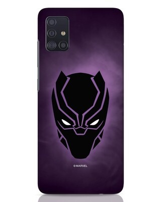 Shop Panther Black Samsung Galaxy A51 Mobile Cover-Front