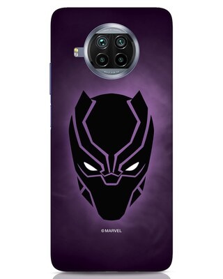 Shop Panther Black Xiaomi Mi 10i 5G Mobile Cover-Front