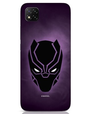 Shop Panther Black Xiaomi Poco C3 Mobile Covers-Front