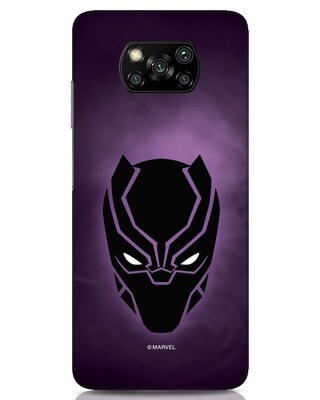 Shop Panther Black Xiaomi Poco x3 Mobile Covers-Front