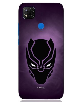 Shop Panther Black Xiaomi Redmi 9 Mobile Cover-Front