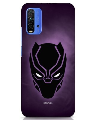 Shop Panther Black Xiaomi Redmi 9 Power Mobile Covers-Front