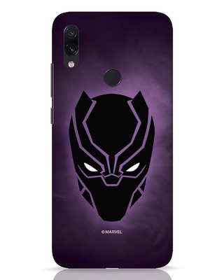 Shop Panther Black Xiaomi Redmi Note 7 Pro Mobile Cover-Front