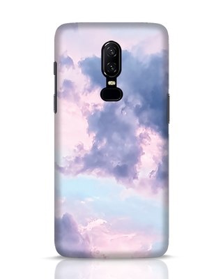 Shop Pastel Cloud OnePlus 6 Mobile Cover-Front