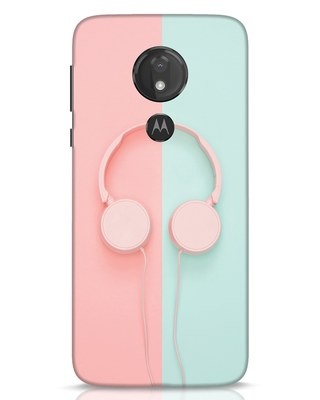 Shop Pastel Music Moto G7 Power Mobile Cover-Front