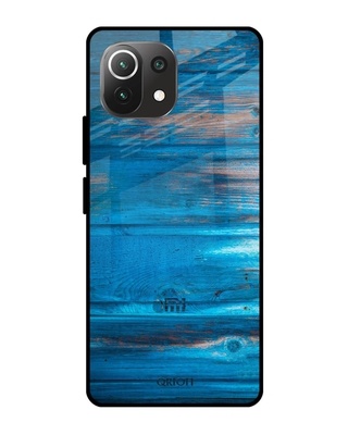Shop Patina Finish Printed Premium Glass Cover for Mi 11 Lite (Shock Proof, Lightweight)-Front