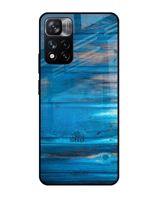 Shop Patina Finish Printed Premium Glass Cover for Mi 11i (Shock Proof, Lightweight)-Front