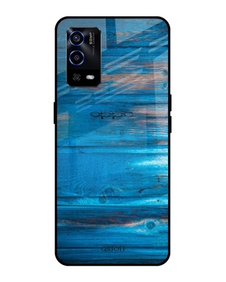 Shop Patina Finish Printed Premium Glass Cover for Oppo A55 (Shock Proof, Lightweight)-Front