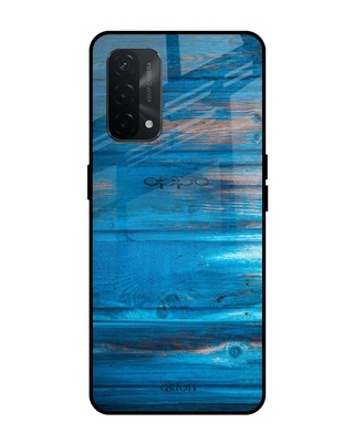 Shop Patina Finish Printed Premium Glass Cover for Oppo A74 (Shock Proof, Lightweight)-Front