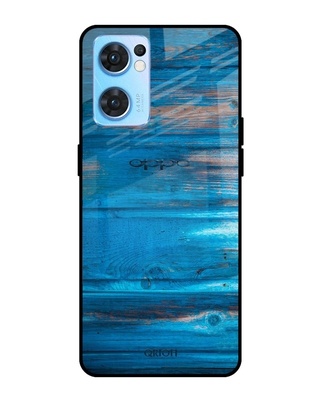 Shop Patina Finish Printed Premium Glass Cover for Oppo Reno 7 5G (Shock Proof, Lightweight)-Front