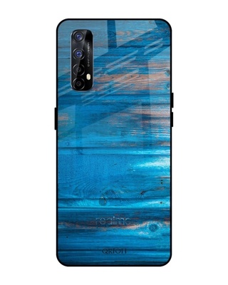 Shop Patina Finish Printed Premium Glass Cover for Realme 7 (Shock Proof, Lightweight)-Front