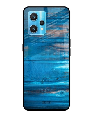 Shop Patina Finish Printed Premium Glass Cover For Realme 9 Pro Plus (Shockproof, Light Weight)-Front