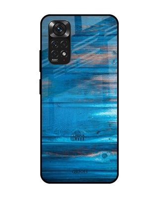 Shop Patina Finish Printed Premium Glass Cover for Redmi Note 11 (Shock Proof, Lightweight)-Front