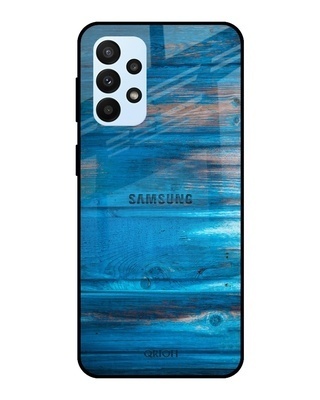 Shop Patina Finish Printed Premium Glass Cover for Samsung Galaxy A23 (Shockproof, Light Weight)-Front