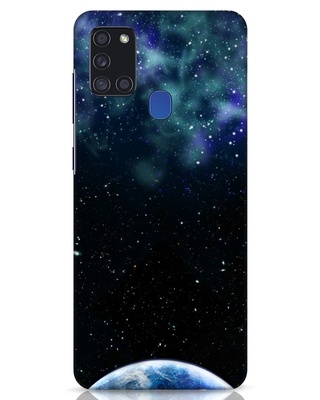 Shop Peace Astro Designer Hard Cover for Samsung Galaxy A21s-Front