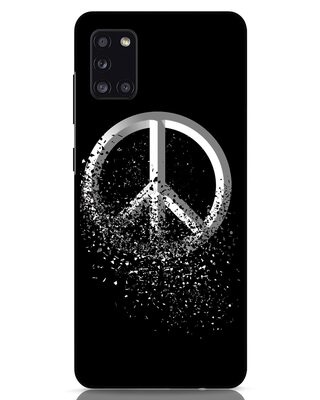 Shop Peace Dispersion Samsung Galaxy A31 Mobile Cover-Front