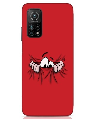 Shop Peek Out Xiaomi Mi 10T Mobile Cover-Front