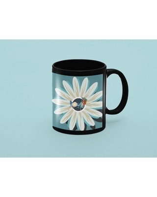 Shop Romantic Anam Cara Ceramic Mug,  (320ml, Sky Blue , Single Piece)-Front