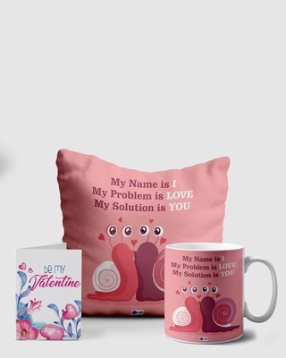 Shop Pink Valentine Gift Combo-Front