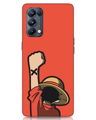 Shop Pirate King Designer Hard Cover for Oppo Reno 5 Pro-Front