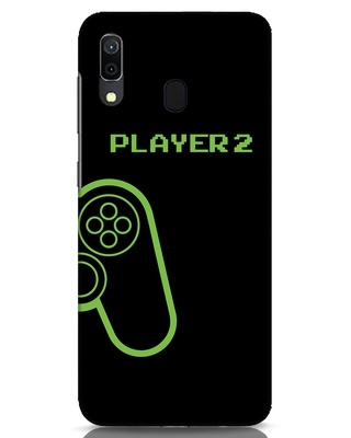 Shop Player 2 Neon Samsung Galaxy A30 Mobile Covers-Front