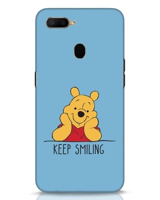 Shop Pooh Keep Smiling Oppo A5s Mobile Cover-Front