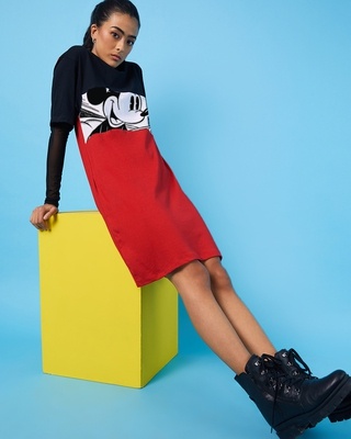 Shop Women's Color Block Pop Art Mickey-Front