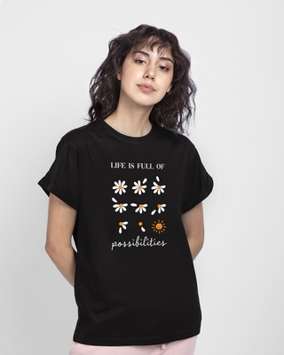 Shop Possibilities Boyfriend T-shirt-Front