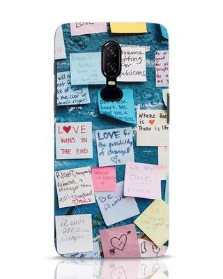 Shop Post It Up OnePlus 6 Mobile Cover-Front