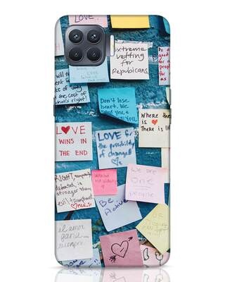Shop Post It Up Oppo F17 Pro Mobile Cover-Front