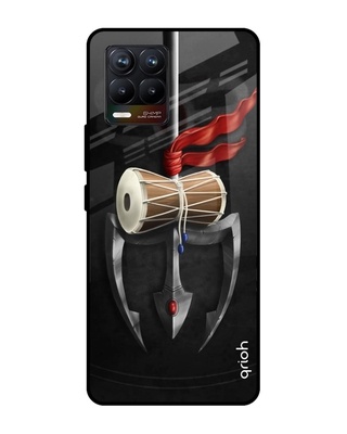 Shop Power of Lord Printed Premium Glass Cover for Realme 8 (Shock Proof, Lightweight)-Front