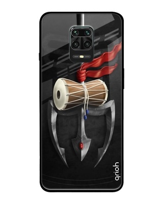 Shop Power of Lord Printed Premium Glass Cover for Xiaomi Redmi Note 9 Pro (Shock Proof, Lightweight)-Front