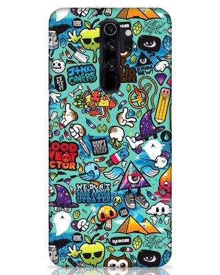 Shop Printed Designer Hard Cover for Xiaomi Redmi Note 8 Pro (Impact Resistant, Matte Finish)-Front