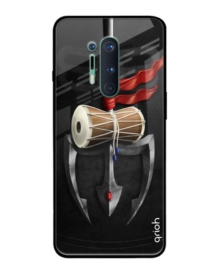 Printed Silicon Glass Cover For OnePlus 8 Pro (Light Weight, Impact Resistant)