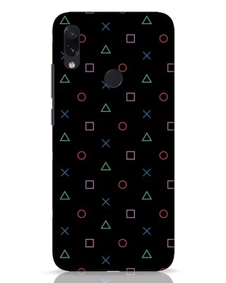 Shop PS4 Buttons Xiaomi Redmi Note 7 Pro Mobile Cover-Front