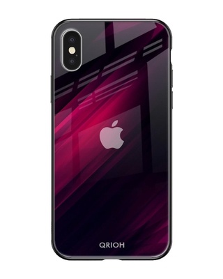 Shop Razor Printed Premium Glass Cover for iPhone X(Shock Proof, Lightweight)-Front