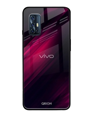 Shop Razor Printed Premium Glass Cover for Vivo V19 (Shock Proof, Lightweight)-Front