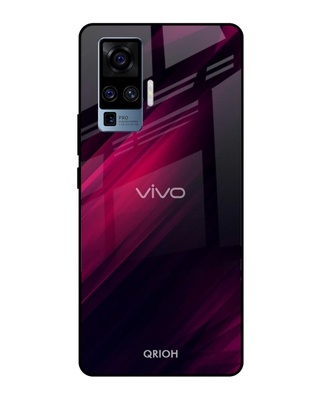 Shop Razor Printed Premium Glass Cover for Vivo X50 Pro (Shock Proof, Lightweight)-Front