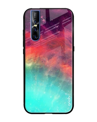 Shop Aura Printed Premium Glass Cover for Vivo V15 Pro (Shock Proof, Lightweight)-Front