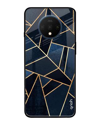 Shop Qrioh Abstract Tiles Glass case for OnePlus 7T-Front