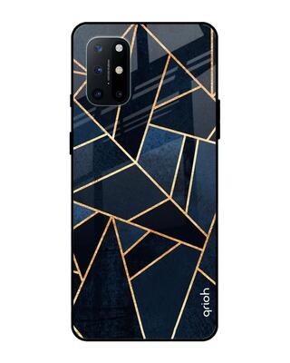Shop Qrioh Abstract Tiles Glass case for OnePlus 8T-Front