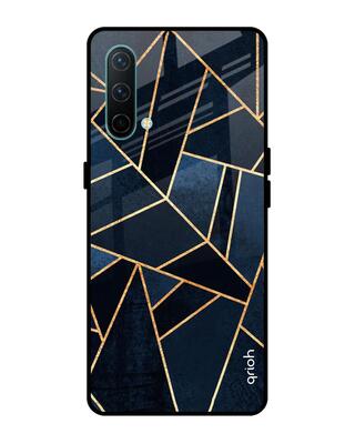 Shop Qrioh Abstract Tiles Glass case for OnePlus Nord CE-Front