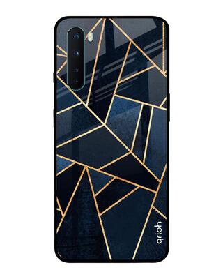Shop Qrioh Abstract Tiles Glass case for OnePlus Nord-Front