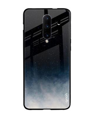 Shop Qrioh OnePlus 7 Pro Black Aura Glass Case-Front
