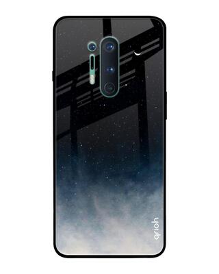 Shop Qrioh OnePlus 8 Pro Black Aura Glass Case-Front